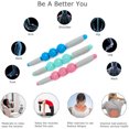 thumbnail image 3 of SHELLTON Fascia Muscle Roller - Cellulite Massager - Fascia Roller for Cellulite and Sore Muscles - Neck, Leg, Back, Body Roller Deep Tissue Massage Stick Tools - 3 Balls Size Version, 3 of 7