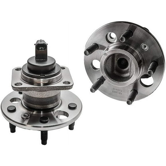 Rear Wheel Hub Assembly Set - Compatible with 2006 - 2011 Cadillac DTS Sedan 2007 2008 2009 2010