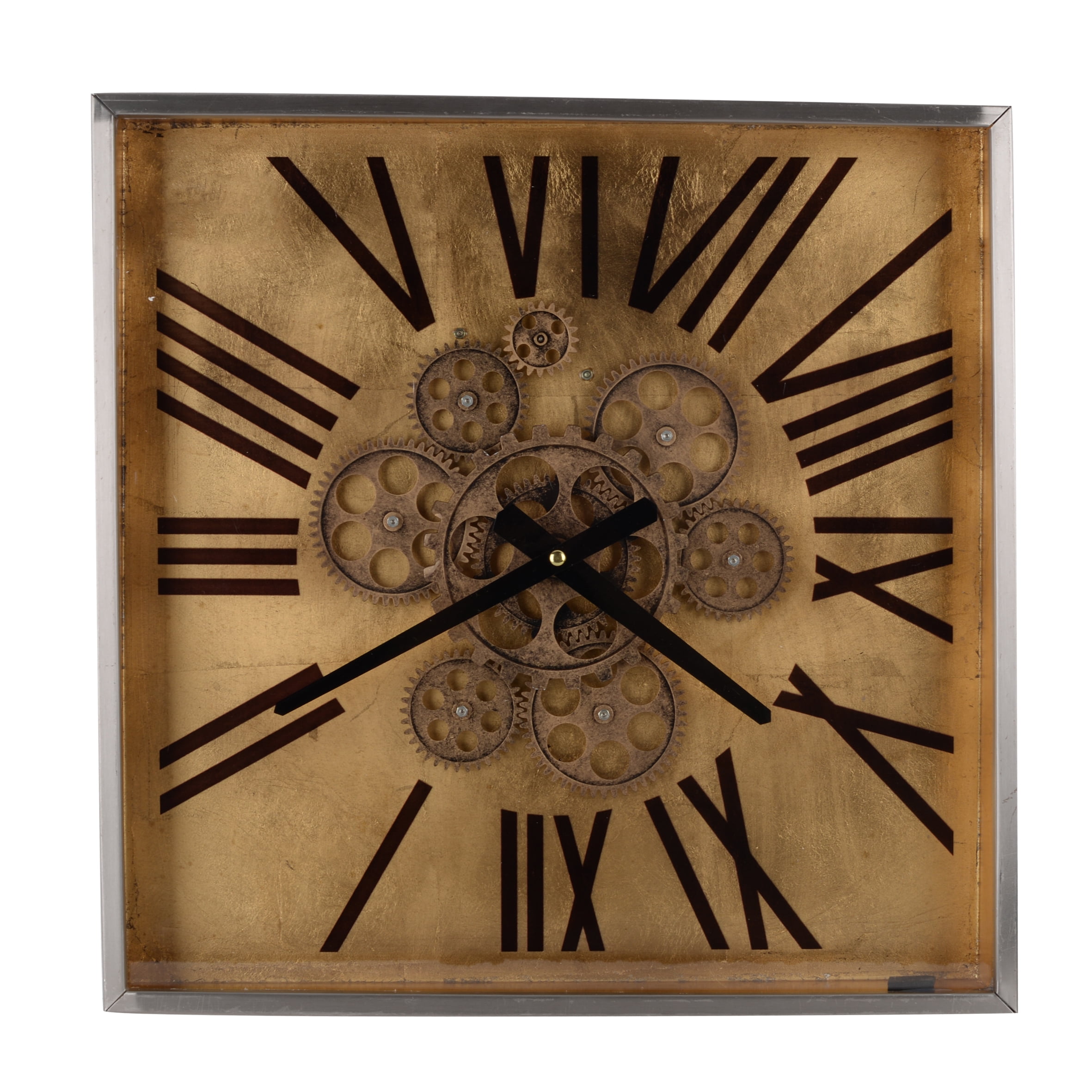 A&B Home Altus Classic Face Wall Clock, Rectangular