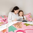 thumbnail image 5 of Castle Fairy Personalized Initial D Bedding Comforter Set 2pcs for Boys Girls,Cartoon Santa Claus Deer Twin Comforter Sets Microfiber,Merry Christmas Breathable Bedding Set,Super Cozy Room Decor, 5 of 8