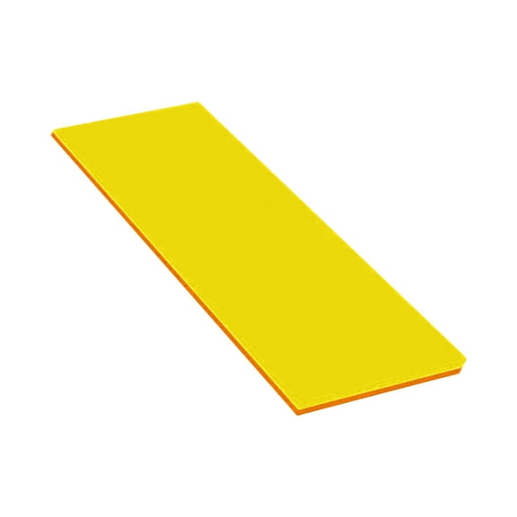 funtasica Water Float Mat Floats Mattress High Density Lightweight Unsinkable Floating Pad yellow orange