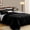 Black/Light Grey, variant on Queen Comforter Set 7 Pieces, Reversible Queen Size Bed in a Bag with All Season Soft Comforter, Bedding Sets Includes Comforter, Flat Sheet, Fitted Sheet, Pillowcases & Shams, Hot Pink & Pink