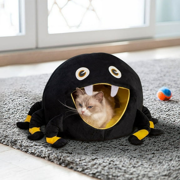 AZXY Dog Beds for Small Dogs,Covered Dog Bed,Cave Cat Beds,Indestructible Washable Chew Proof Comfort Cat Bed Medium,Pet Bed for Crate On Clearance