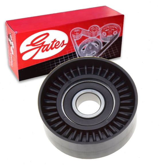 Gates DriveAlign Drive Belt Tensioner Pulley compatible with Jeep Grand Cherokee 5.7L 6.1L 6.4L V8 2005-2016