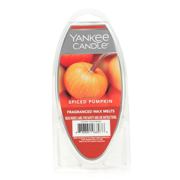 Yankee Candle Spiced Pumpkin Fragranced Wax Melts, 6 Count Walmart