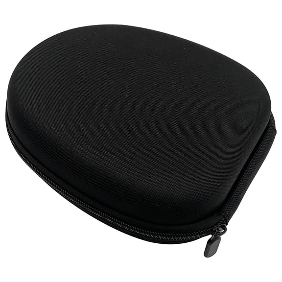 Portable Headphone Bag Organizer Headset Hard Shell Case Headphone Storage Bag Black