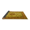 thumbnail image 2 of Ahgly Company Indoor Square Persian Yellow Traditional Area Rugs, 5' Square, 2 of 4