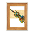 thumbnail image 1 of Violin Rock Music Festival Poster Desktop Wooden Photo Frame Display Picture Art Painting Multiple Sets, 1 of 3