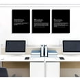 thumbnail image 4 of Office Decor - Hustle Quotes Execute Prints, d Canvas Wall Art Grind Quote, Office Wall Art, Black Large Poster, Positive MotivationalPrints, Inspirational Print (F-3pcs,12x16inchx3pcs), 4 of 7