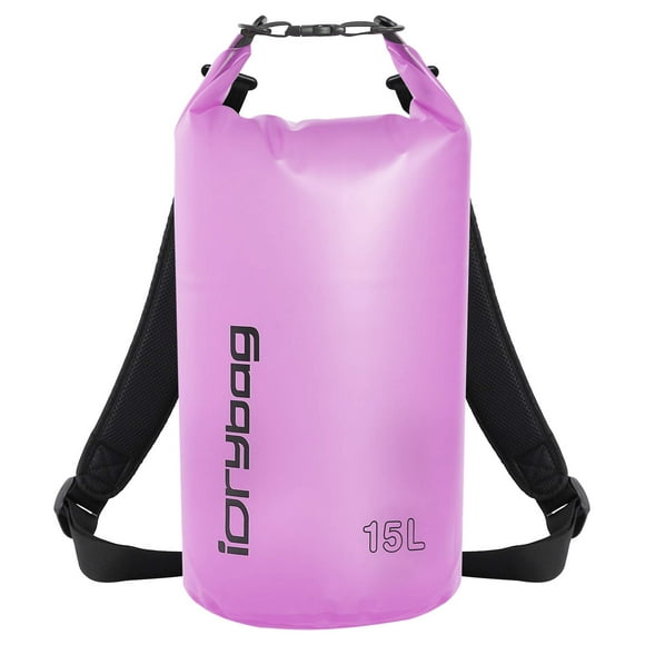 IDRYBAG Clear Dry Bag Waterproof 2L/5L/10L/15L/20L, Small Dry Sack Waterproof Bag for Kayaking