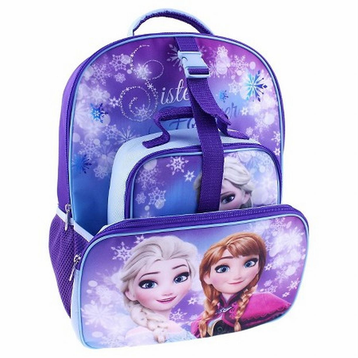 frozen school bag and lunch box