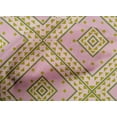 thumbnail image 4 of oneOone Cotton Poplin Fabric Diamond|Triangle & Check Geometric Printed Craft Fabric BTY 42 Inches Wide, 4 of 4