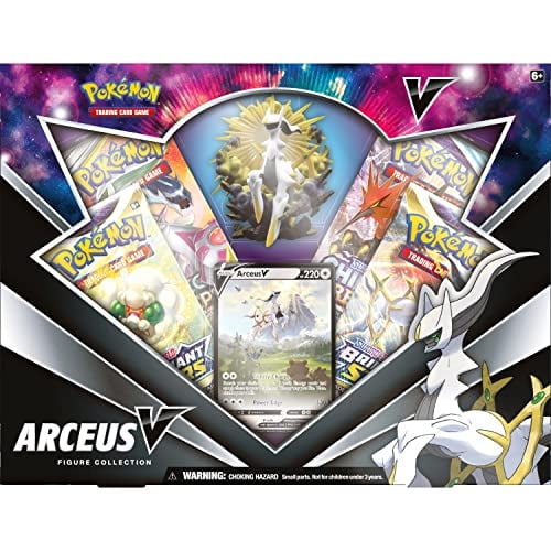 Caja de recogida de figuras Pokémon Arceus V TCG