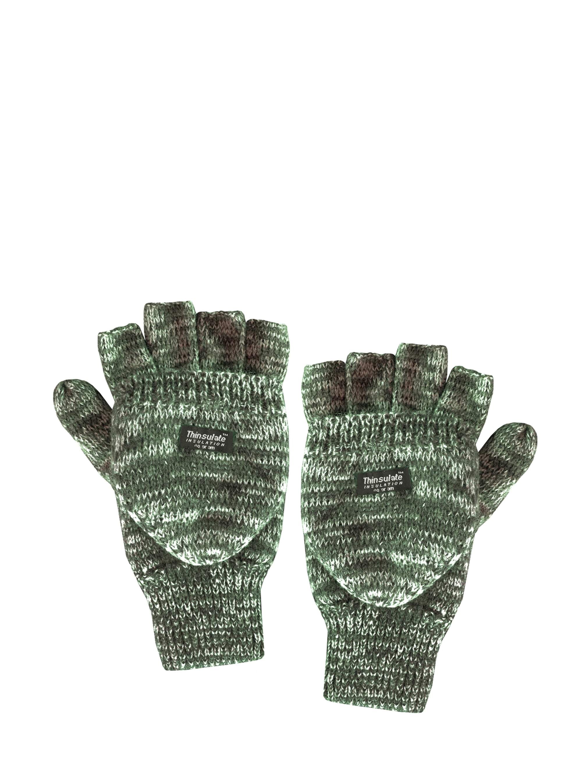 QuietWear Knit Flip Gloves with 40 Gr Thinsulate by Overstock
