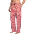 thumbnail image 6 of Salouo Chocolate with Flowing Cream Print Pajama Pants for Men, Lounge Pants Elastic Waistband Casual Men's sleepwear Loungewear Sleep Pajama Pant -X-Large, 6 of 7