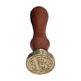 thumbnail image 1 of Clearance! WNEGSTG Home Decor Fire Lacquer Seal Retro English Letter Copper Headquets Seal Wax Hand Account Seal and Copper Chapter Bronze Head One Size Multi-Color, 1 of 4
