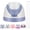 A light blue, variant on Replacement Lid for Owala Freesip, Compatible with Owala Cup 16oz 24oz 32oz 40oz, One Button Water Bottle Top Lid Replacement Accessory and Straws, Leakproof, BPA-Free (Tide Blue)