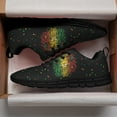 thumbnail image 3 of Rasta Shoes Men Women Reggae Sneakers Breathable Casual Sport Tennis Running Shoes Black Size 9.5, 3 of 5