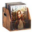 thumbnail image 1 of Caja de discos de vinilo Homeiju para almacenamiento de discos de vinilo, 60 LPs, 1 of 6