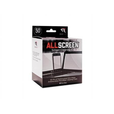 UPC: 0054915150398 | AllScreen Screen Cleaning Kit  50 Wipes  1 Microfiber Cloth RR15039