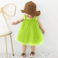 thumbnail image 2 of Coerni Toddler Baby Girl Tulle Tutu Dress Sleeveless Layered Dresses Princess Birthday Parties Dress Summer Beach Clothes, 2 of 5