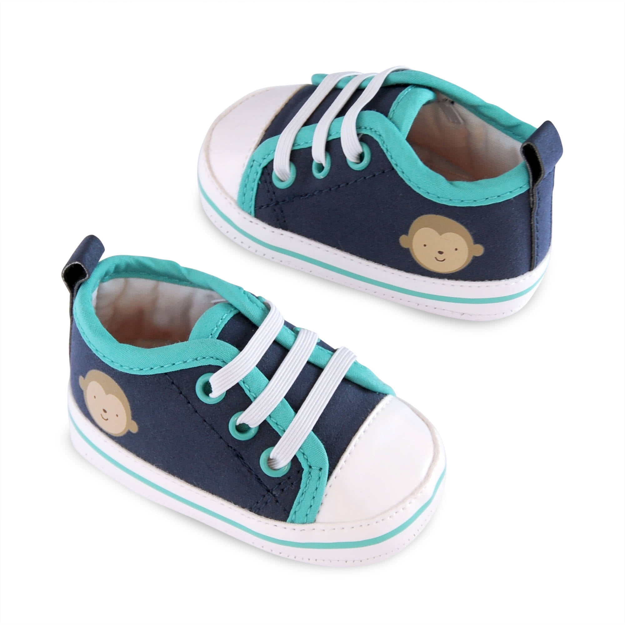 Child of Mine by Carter's Newborn Baby Boys Low Top Lace Sneakers, NB