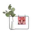 thumbnail image 1 of Squirrel Japan Cherry Blossoms Metal Picture Frame Cerac Vase Decor, 1 of 2