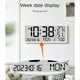 thumbnail image 5 of Reloj Despertador Digital LCD con Sensor de Temperatura Montaje en Escritorio y Pared Ajuste de Pantalla Manual y Automático-B, 5 of 5