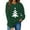 Green, variant on FDGIU 2025 Women's Christmas Sweatshirt - Funny Party Tee, Long Sleeve Loose Fit Pullover Top, Festive Party Blouse