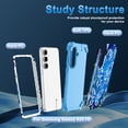 thumbnail image 3 of Avocase For Samsung Galaxy S25 FE Case,Glow in the dark Heavy Duty Shockproof Hard PC+Soft Silicone Drop Protective Women Girls Case for Galaxy S25 FE (2025),Blue Butterfly, 3 of 6