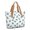 Football Silhouette Green Pattern, variant on Football Silhouette Green Pattern Large Tote Bag for Women, Polyester Roomy Beach Bag with Pockets and Zipper, Foldable Gifts Ideas for Mom Wife Friend