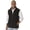 Black, variant on Charles River Apparel 9503 Men's Ridgeline Fleece Vest-Black-3XL