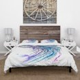 thumbnail image 2 of Designart 'Jelly Fish Watercolor' Tropical Duvet Cover Set, 2 of 4