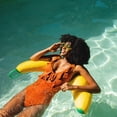 thumbnail image 5 of Big Joe Fruit Noodle No Inflation Needed Pool Float, Banana Double Sided Mesh, Quick Draining Fabric, 3 feet, 5 of 9