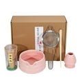thumbnail image 3 of XINGXIANG Cute Pink Matcha Whisk Set 5-Piece,Matcha Sifter with Bowl, Bamboo Whisk & Holder, Strainer, Scoop, Chasen Chawan for Matcha Tea Powder Starter Kit, Traditional Ceramic Tools, 3 of 6