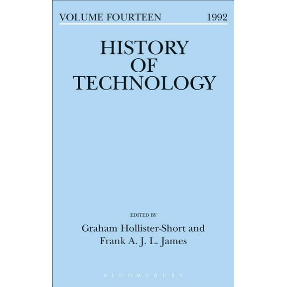 History of Technology History of Technology Volume 14, Book 14, (Hardcover)