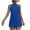 Blue, variant on aidice Flowy Tank Tops for Women Sleeveless High Neck off Shoulder Tanks Loose Summer Fashion Daily Blouses