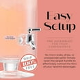 thumbnail image 2 of Fifth Avenue Crystal, Round, Provence Clear Glass Drink Dispenser with Spigot, 1-gal, 2 of 8