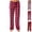 Wine, variant on HAJWOH Women's Pants Plaid Stretch Drawstring Casual Loose Comfy Wide Leg Pants