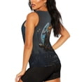 thumbnail image 3 of Womens Workout Tank Tops, Steampunk Mechanical Butterfly Racerback Tank Tops Quick Dry Vest Sleeveless Athletic Yoga Gym, 3 of 7