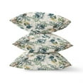 thumbnail image 2 of Amrita Sen Watercolor Lilac Bulb Broadcloth Indoor Outdoor Double Sided Cushion, Zippered, White Green, 2 of 5