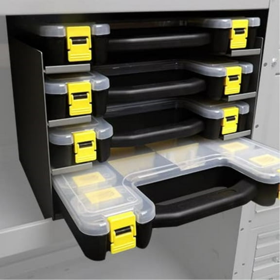 Kargo Master Steel 4 Tote Shelf Cabinet