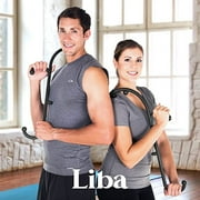 Liba Neck and Back Massager for Neck and Back, Self Massage Cane for Fibromyalgia, Black, 1 Pack