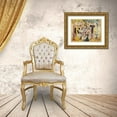 thumbnail image 3 of Klee, Paul 24x19 Gold Ornate Wood Framed with Double Matting Museum Art Print Titled - Stylish Ruins (detail), 3 of 4