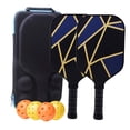 thumbnail image 2 of Raquetas de Pickleball Premium Sunnimix Juego de 2 Agarre Antideslizante con Bolsa Portátil Estilo A, 2 of 8