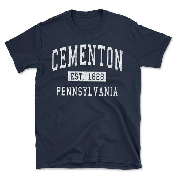 Cementon Pennsylvania Classic Established Men's Cotton T-Shirt