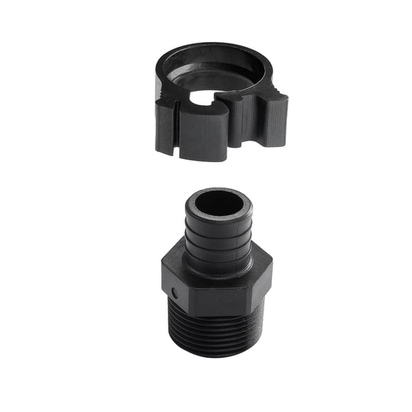 Adaptador macho Flair-It Central PEXLOCK 30779 1 negro