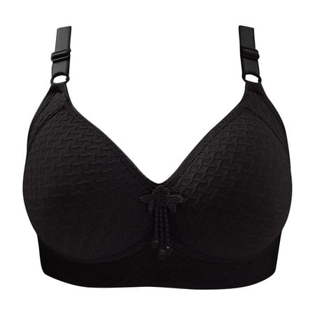 Fesfesfes Bras for Women Wireless Ladies Comfortable Lace Breathable Bra Underwear Bras Bralette