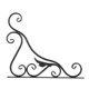 thumbnail image 5 of KAKOWELY Soporte para macetas, soporte para macetas, soporte para macetas de balcón, soporte para cestas colgantes de flores, 5 of 5