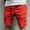Red, variant on Horkkom Cargo Shorts for Men Casual Elastic Waist Drawstring Shorts Running Joggers Sweatpants, Gifts for Men